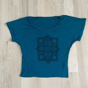 Bohemian Teal Top